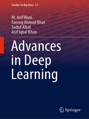 cover image of Advances in Deep Learning